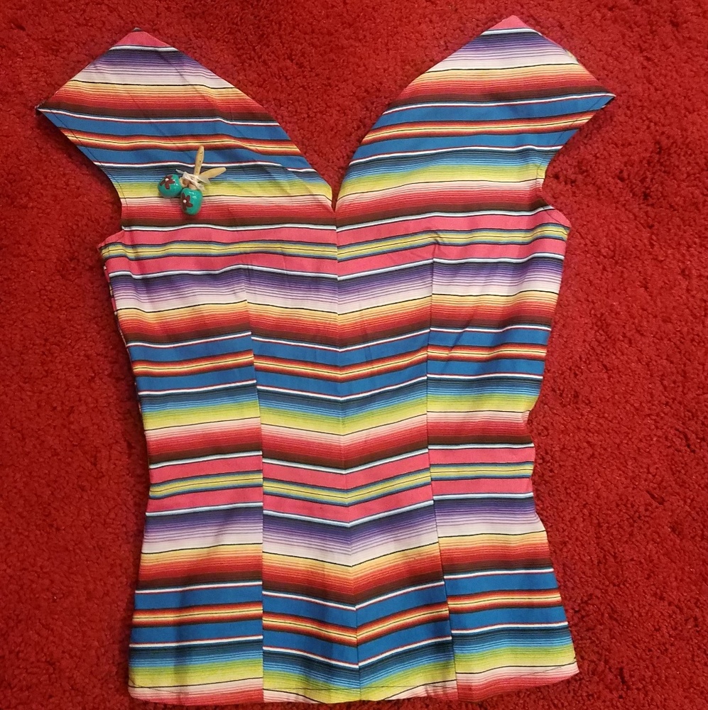 Agnes Sarape Southwestern Top